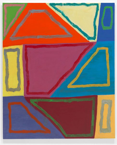 Cloud Dream Park II, 2021. Oil and alkyd resin on Linen. 87 x 72 in.