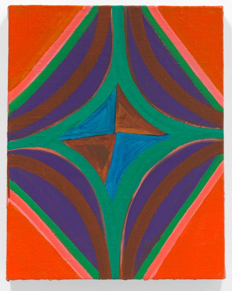 In the Shadow of Blossom, 2022, oil and alkyd resin on linen. 20 1/4 x 16 in.