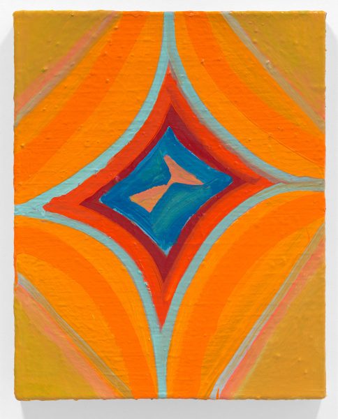 Amaryllis Bulb, 2022, oil and alkyd resin on linen. 20 1/2 x 16 in.