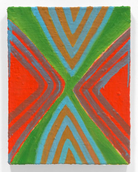 Broken Dragonfly Wings, 2022, oil and alkyd resin on linen. 23 1/2 x 18 1/4 in.