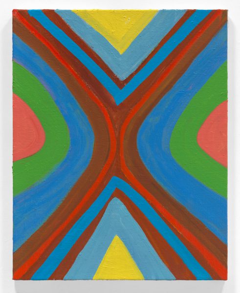 Deep in the Heart, 2022, oil and alkyd resin on linen. 24 x 18 1/4 in.