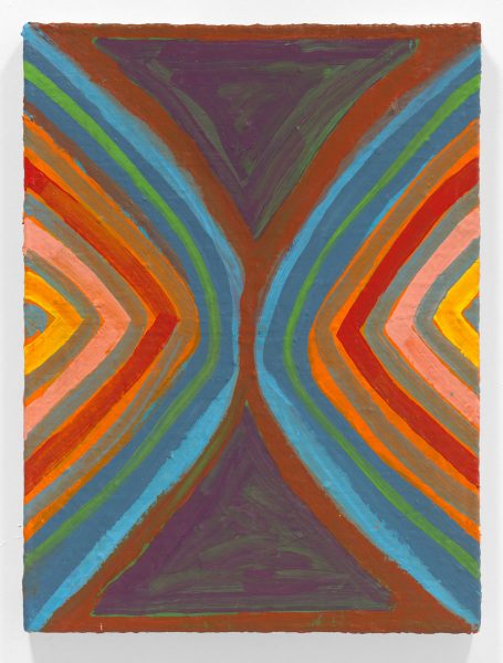 Healing Sound / Lungs, 2022, oil and alkyd resin on linen. 24 1/2 x 18 1/4 in.