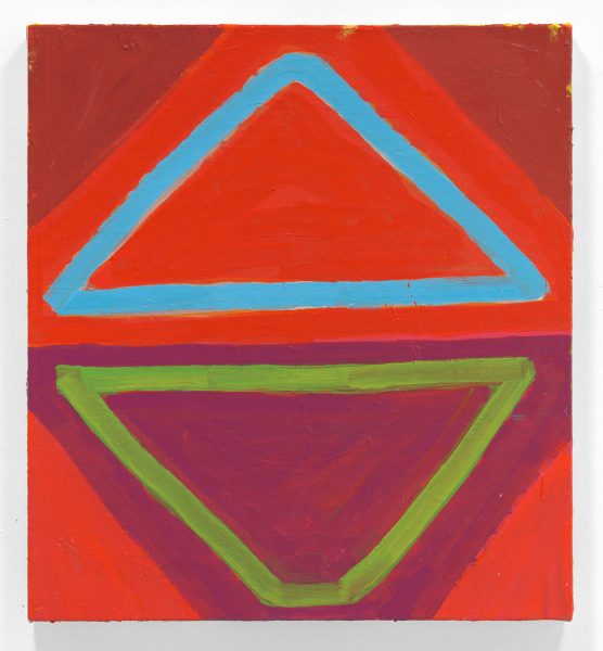 Cloud Dream Park V, 2021, oil and Alkyd Resin on Linen. 23 x 21 in.