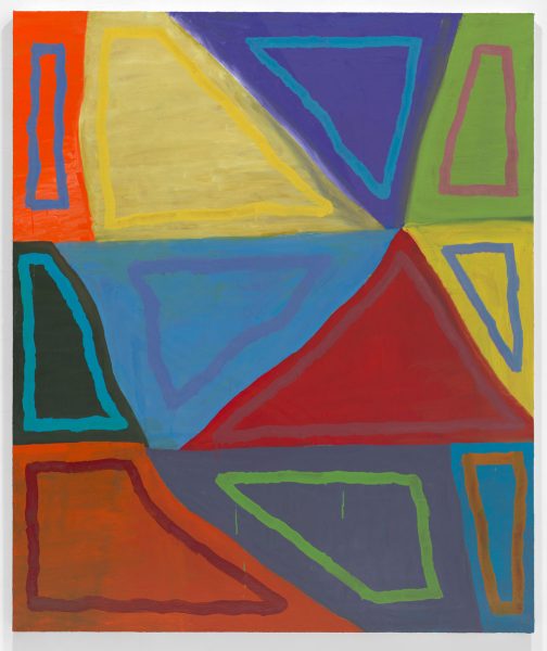 Cloud Dream Park III, 2021, oil and alkyd resin on linen. 87 x 72 in.