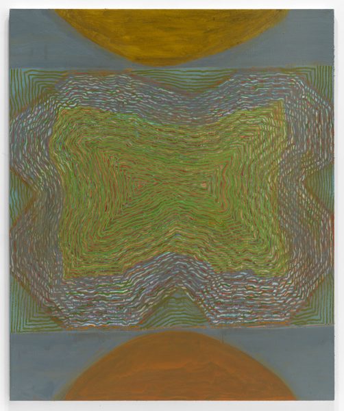 Extended Vibration, 2025, oil and alkyd resin on linen, 82 x 72 inches