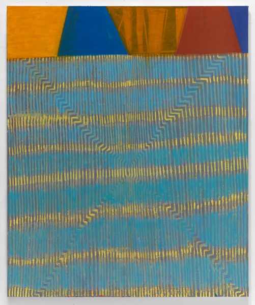 Cloud Dream Park II, 2024, oil and alkyd resin on linen, 72 x 87 inches.