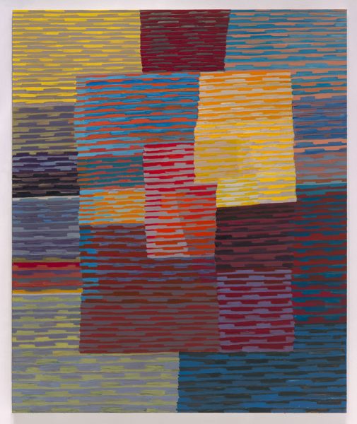 En Route to Warsaw, 2016, oil on linen. 70 x 85 in.