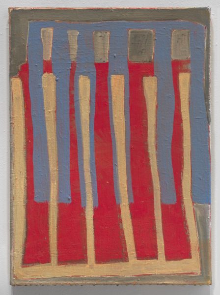 #1, 2013, oil and alkyd resin on linen. 17.5 x 24 in.