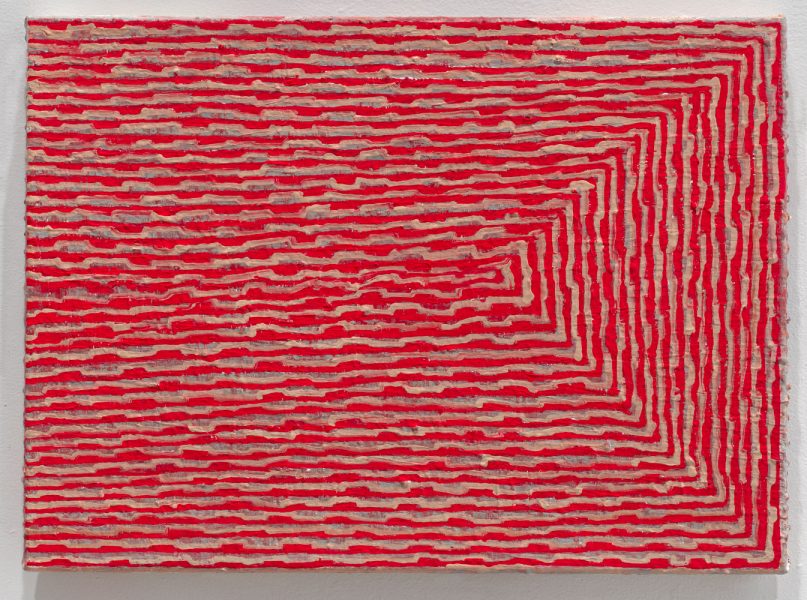 #5, 2014, oil and alkyd resin on linen. 17.5 x 24 in.