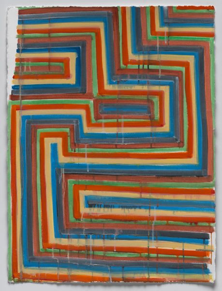 #24 (work on paper), 2013, egg tempera on arches HP. 22 x 30 in.